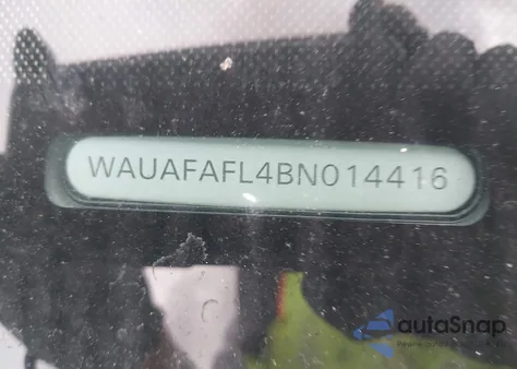 2011 Audi A4 2.0T Premium from USA, damaged, VIN WAUAFAFL4BN014416